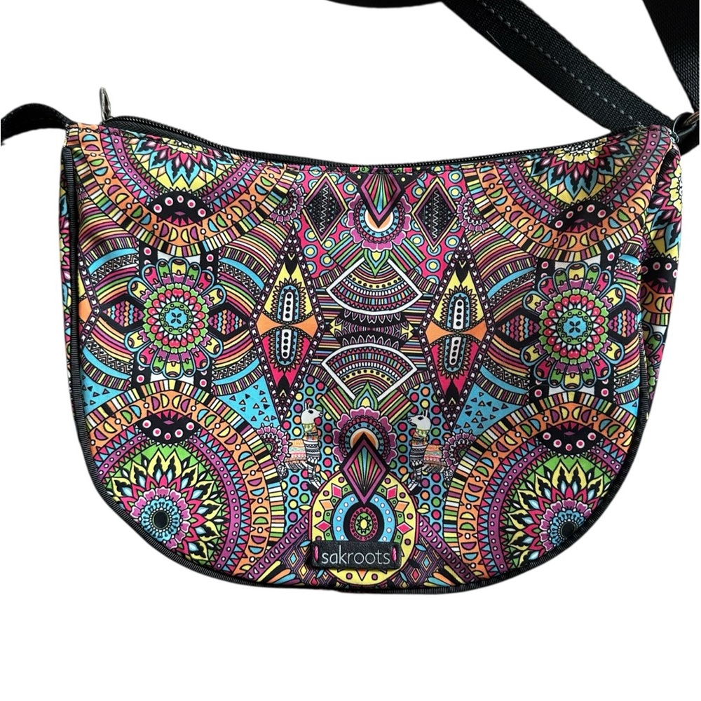 Sakroots Women’s Foldover Crossbody Bag – Eco-Twill - Picture 12 of 16